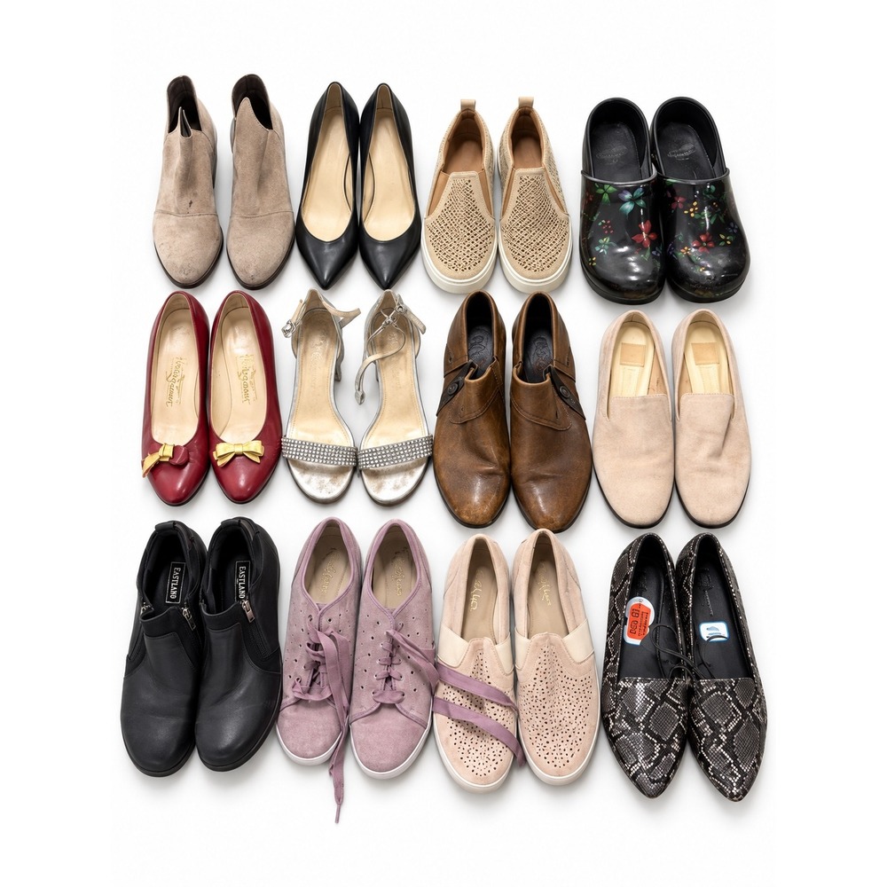Salvatore Ferragamo, Betsey Johnson, Dansko Women's Shoes 12 Pairs NWT